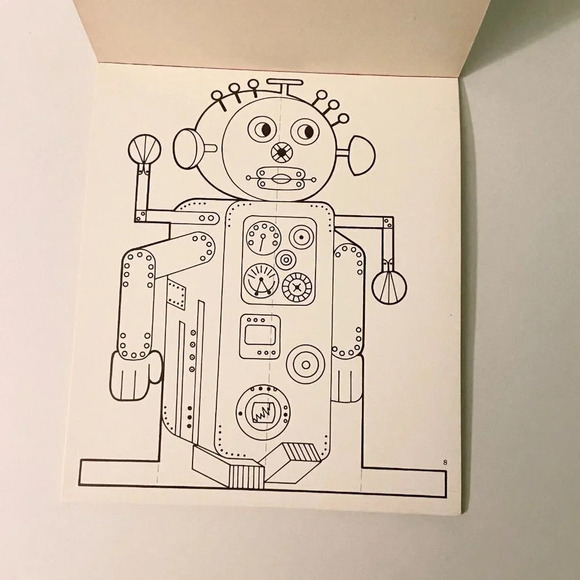 Vintage Buki Ltd Space 12 Pictures Colour and  Cut Out Activity Book - Picture 10 of 12